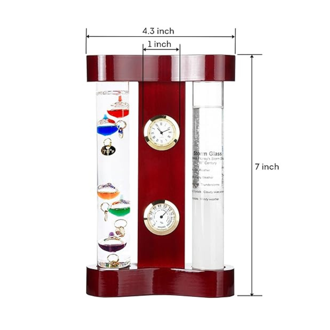 Lily's analog home weather station Size chart