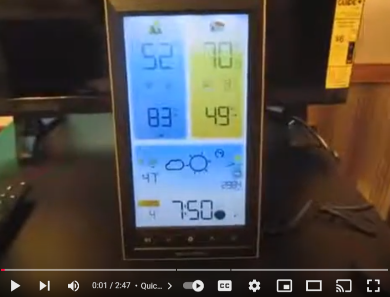 Load video: AcuRite weather station usage demo video showing monitoring features in action