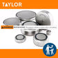 Taylor digital thermometer contain a button cell or coin battery in the product.