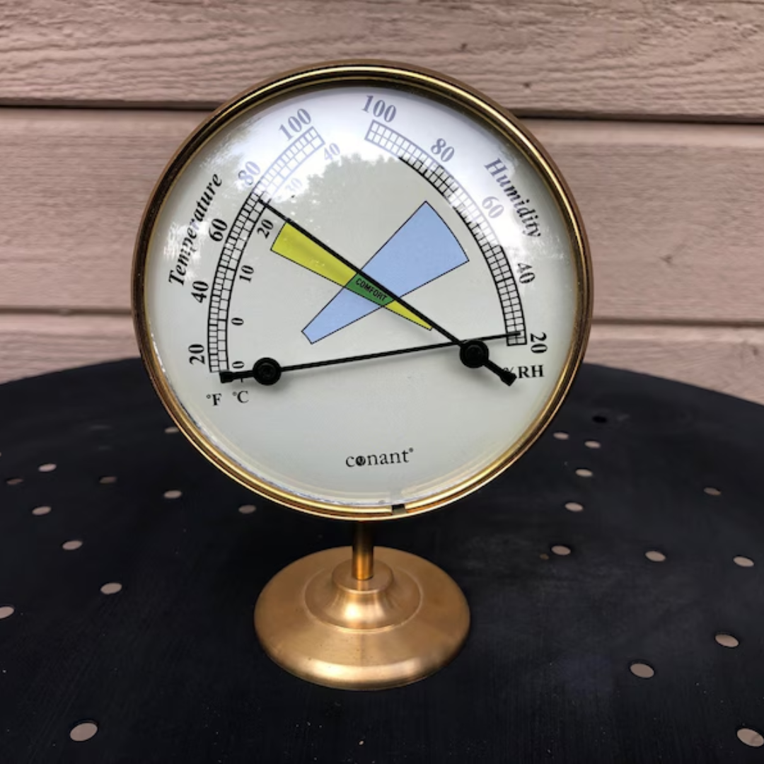 Vermont Comfortmeter (Living Finish Brass) - Weathershack