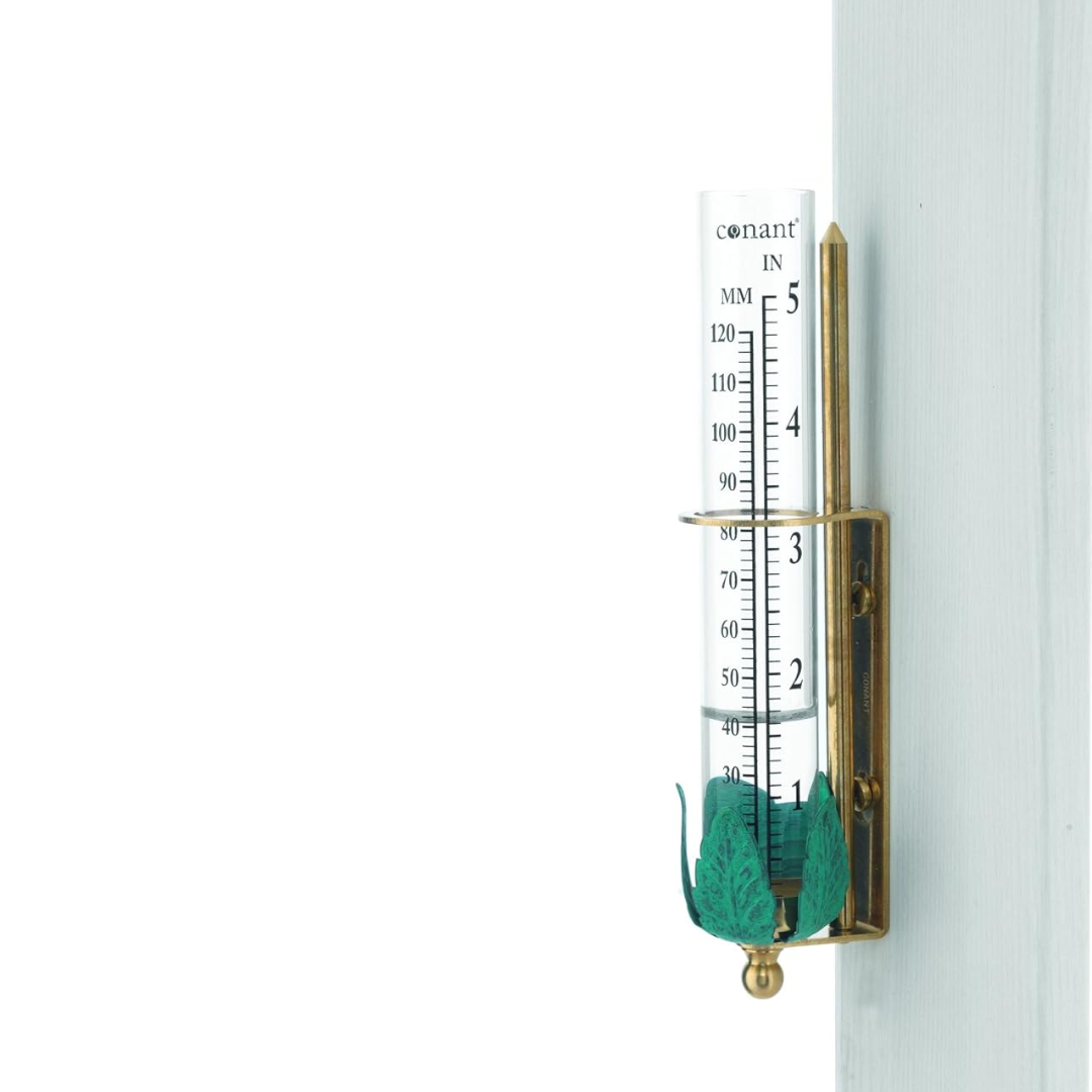 Vermont Rain Gauge (Living Finish Brass) - Weathershack