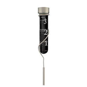 Conant Décor Grande View Rain Gauge in Satin Nickel - Weathershack