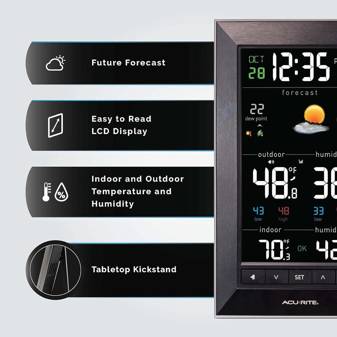 Acurite Weather Station with Indoor and Outdoor Monitoring - Weathershack