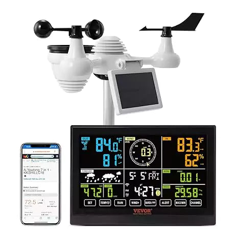 Vevor wi-fi weather station bundle