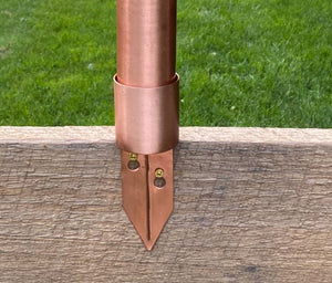 Copper Cup Deck Mount for World's Coolest Rain Gauge - Weathershack