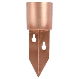 Copper Cup Deck Mount for World's Coolest Rain Gauge - Weathershack