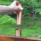 Copper Cup Deck Mount for World's Coolest Rain Gauge - Weathershack