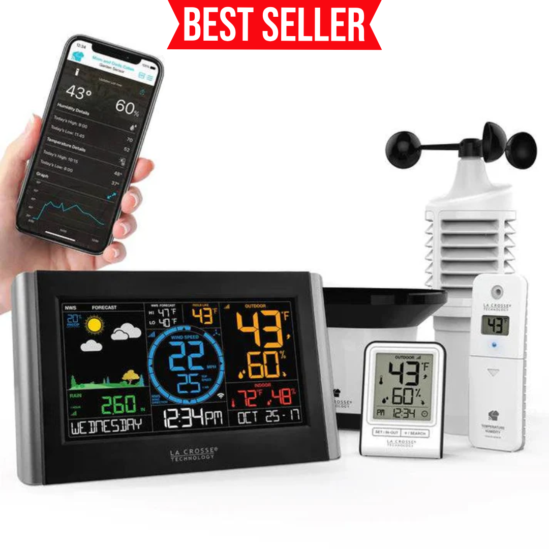 La Crosse Technology Wi-Fi Professional Weather Station with Bonus Display - Weathershack