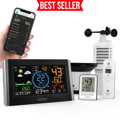 La Crosse Technology Wi-Fi Professional Weather Station with Bonus Display - Weathershack