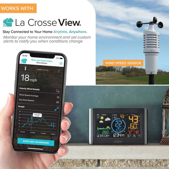 La Crosse Technology Wi-Fi Professional Weather Station with Bonus