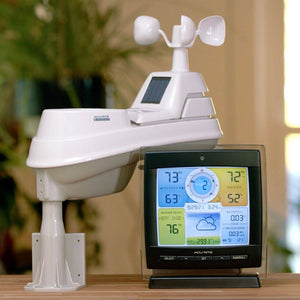 AcuRite Iris (5-in-1) Weather Station with Color Display for Indoor and Outdoor Temperature and Humidity, Wind & Rain with Built-In Barometer
