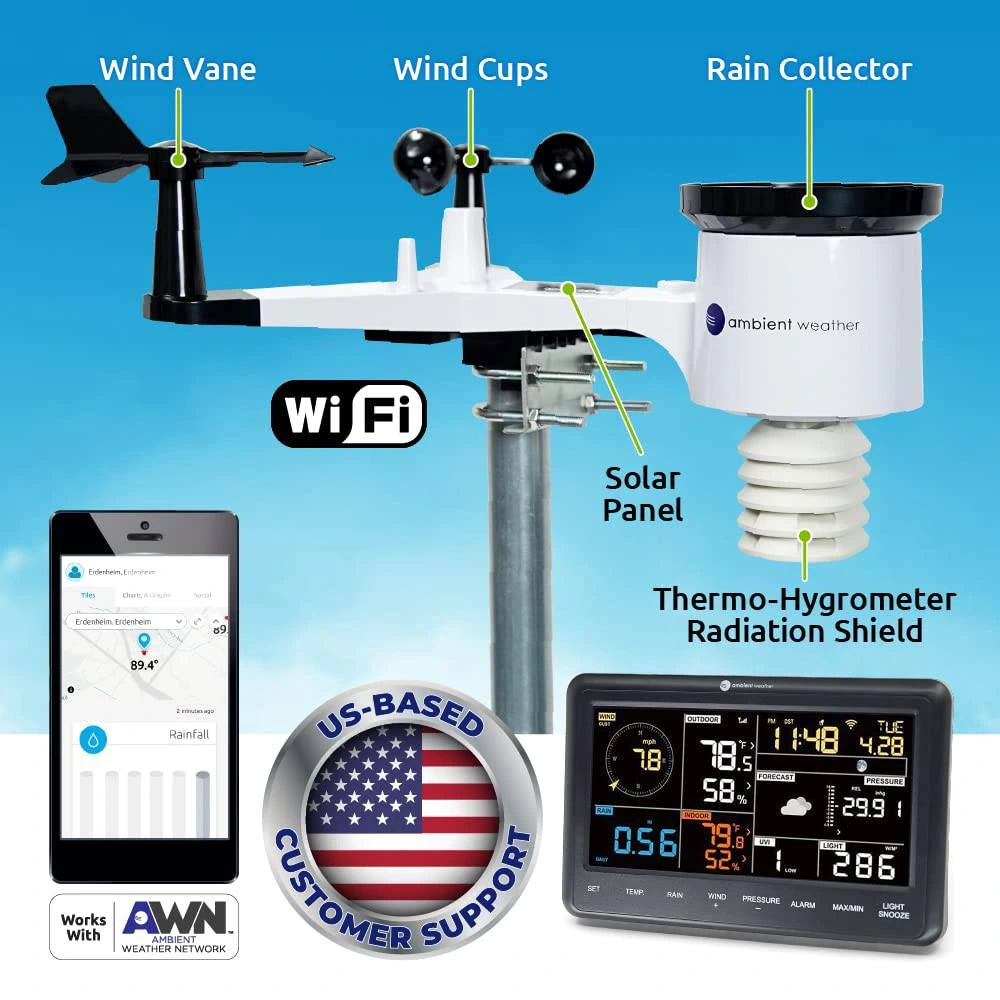 Ambient Weather WS-2902 WiFi Smart Weather Station - Weathershack