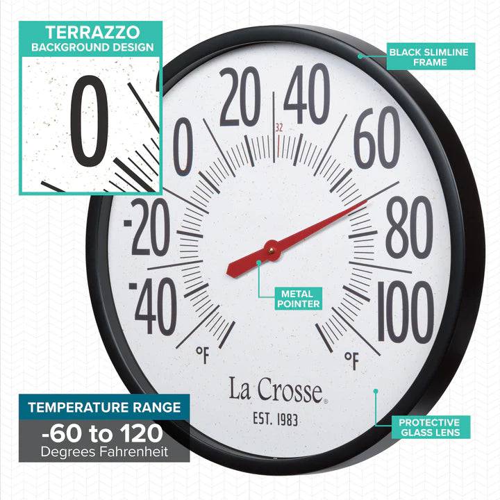 La Crosse Technology Oversized 22-inch Emperor Size Dial Thermometer - Weathershack