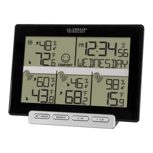 La Crosse Technology Weather Station with Multiple Location Monitoring with 3 sensors included - Weathershack