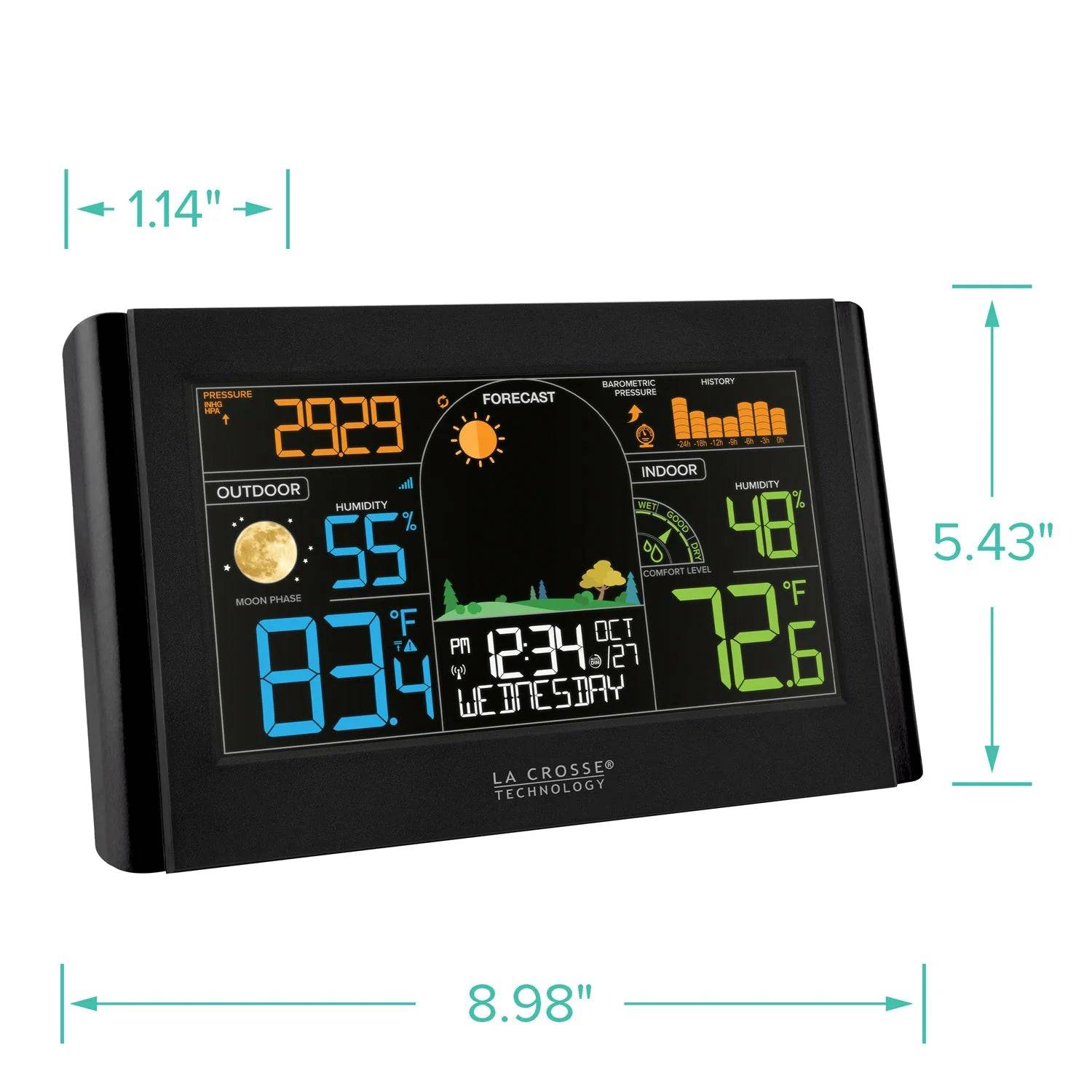 La Crosse Technology Wireless Color Weather Station with Bonus Display - Weathershack