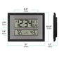 La Crosse Technology Atomic Digital Wall Clock with Temperature & Weather Forecast - Weathershack