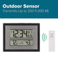 La Crosse Technology Atomic Digital Wall Clock with Temperature & Weather Forecast - Weathershack