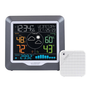 La Crosse Technology Wireless Color Weather Station with Barometric Pressure & 36-Hr Historical Graph - Weathershack