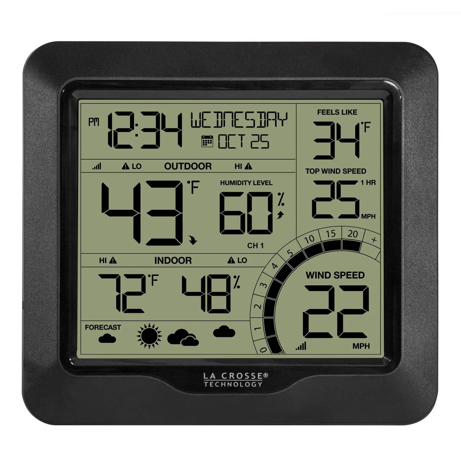 La Crosse Technology Weather Station with Wind Speed - Weathershack
