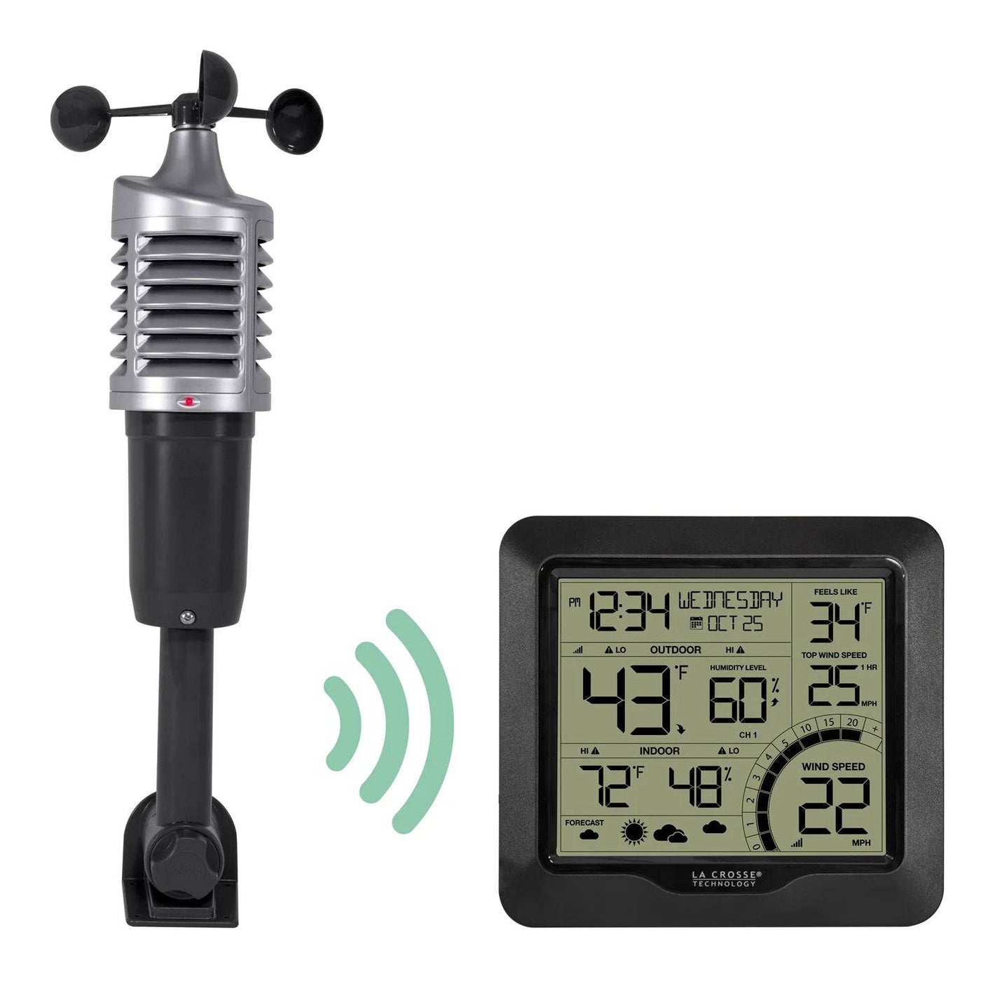 La Crosse Technology Weather Station with Wind Speed - Weathershack