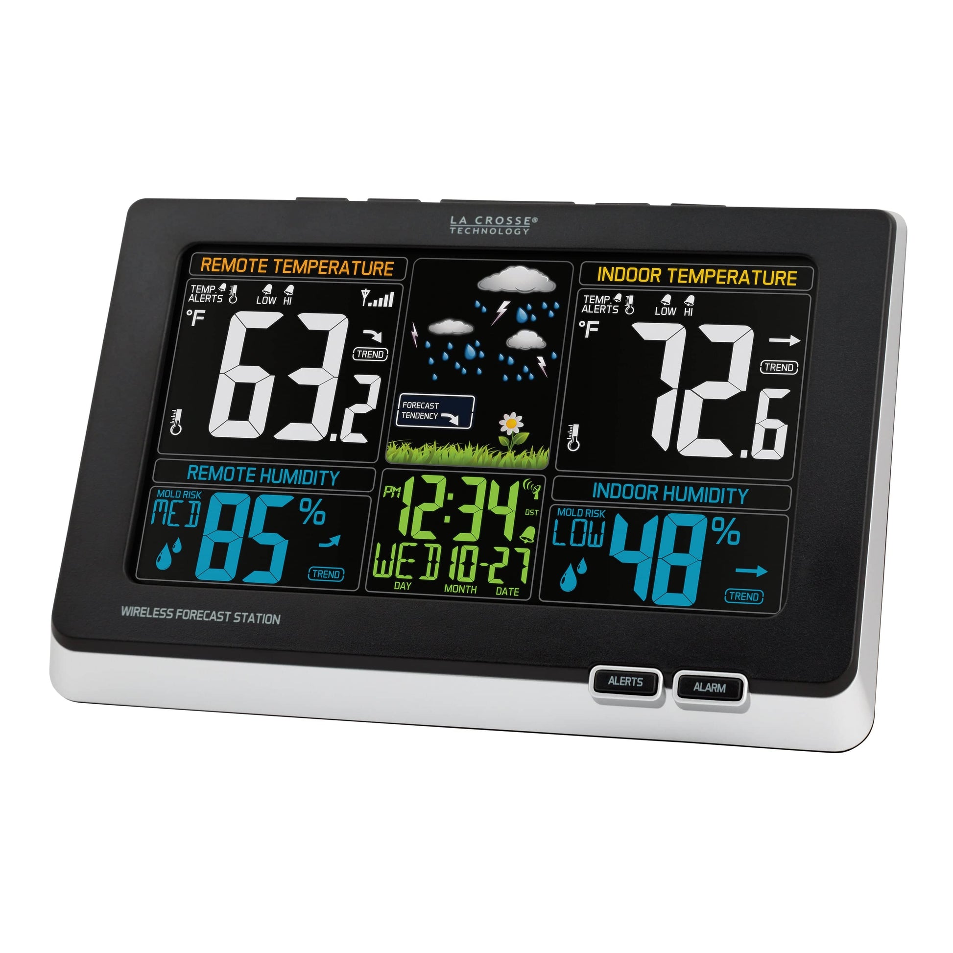 La Crosse Technology Wireless Color Weather Station with Risk Indicator - Weathershack