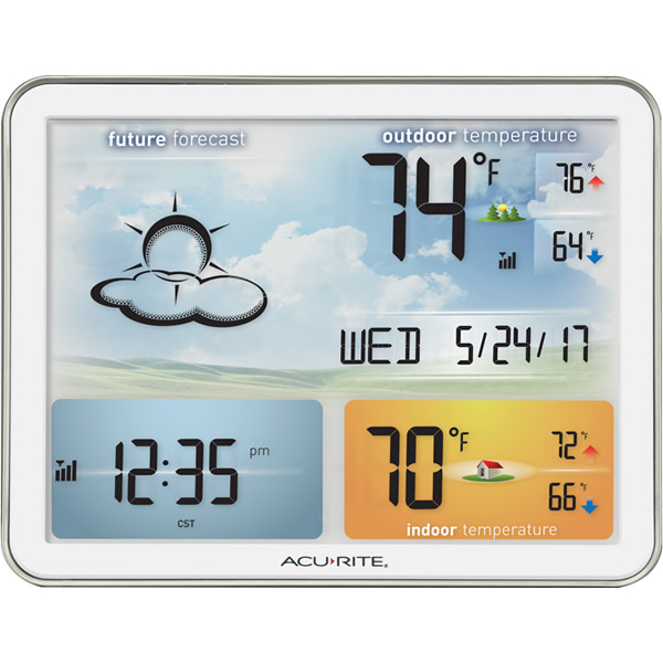 Acurite Color Weather Station with Color Display Home Weather Tracker 02008 