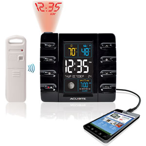 AcuRite 13020 Projection Alarm Clock W/temperature, AcuRite 13020 Alarm