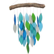 Gift Essentials Glass Waterfall Wind Chime - Ocean