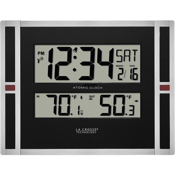 La Crosse 513 149 Digital Atomic, La Crosse Technology Atomic Projection Alarm Clock With Indoor And Outdoor Temperature