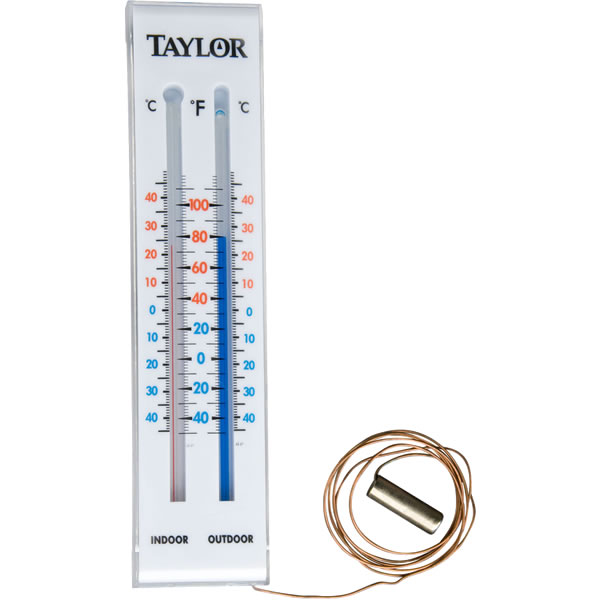 Taylor  9-3/4 in Indoor and Outdoor  Tube Thermometer