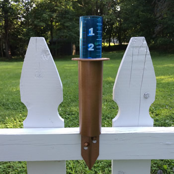 World's Coolest Rain Gauge 8-RRB12 Stake